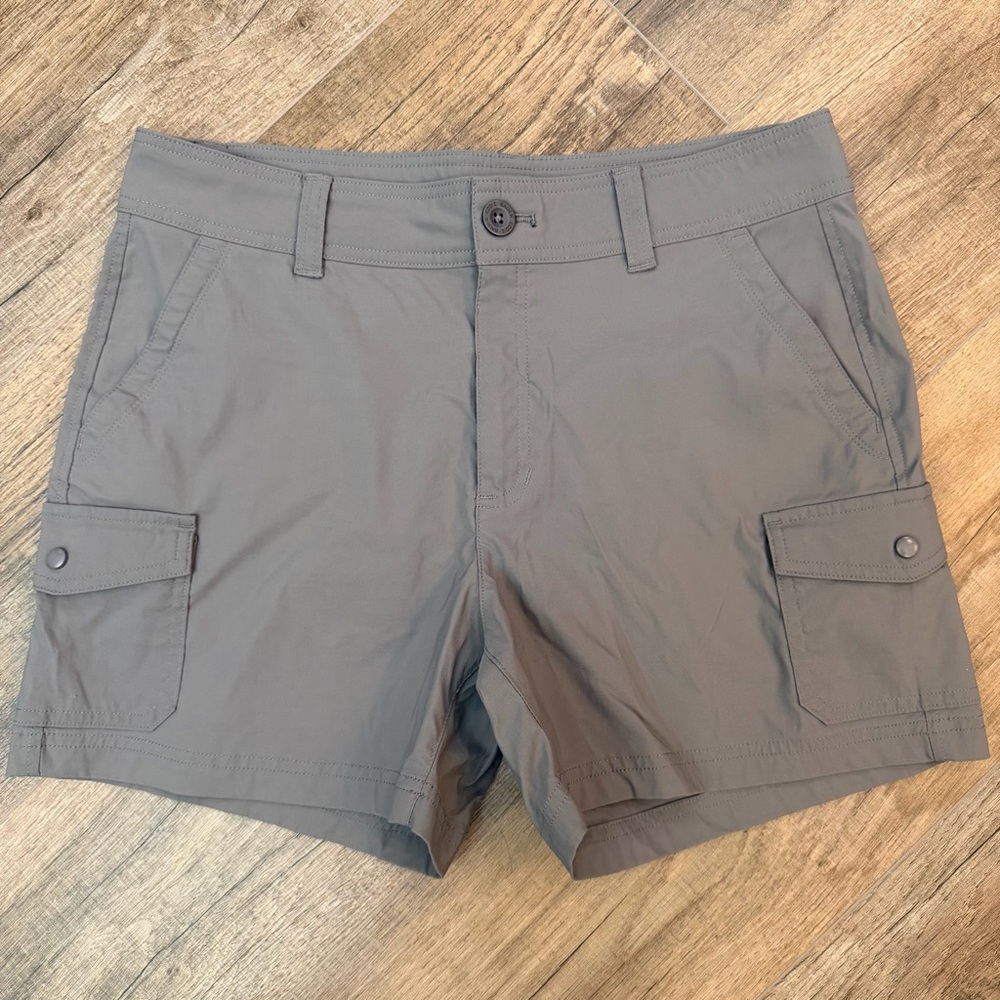 Eddie Bauer Performance Tech Cargo Pocket Womens 10 Shorts Stretch Gorpcore Hike